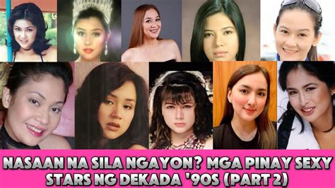 TOP 12 HOTTEST PINAY BOLD STARS IN 1990s (NASAN NA SILA  .